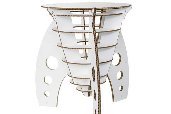 Cardboard Rocket Table