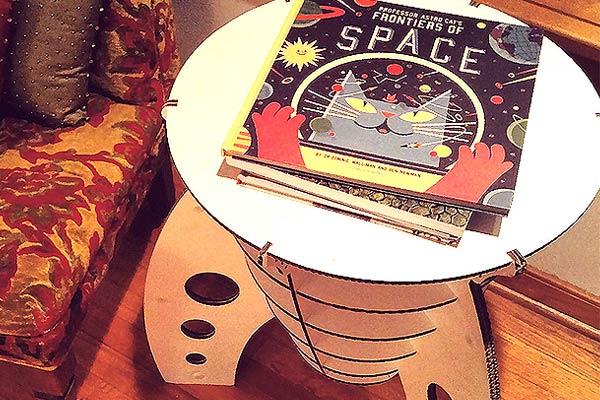 Cardboard Rocket Table