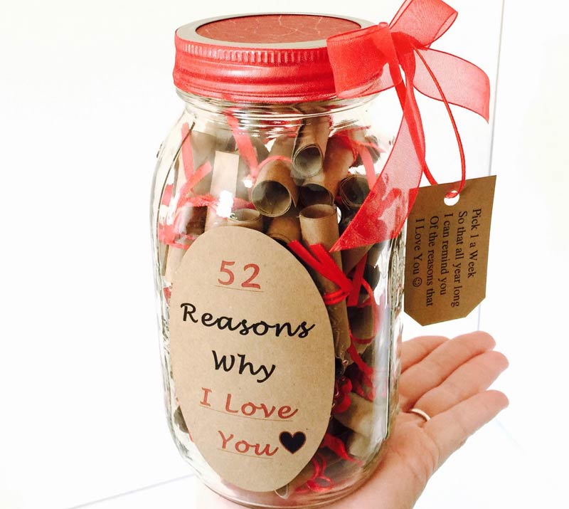 52 reasons i love you jar