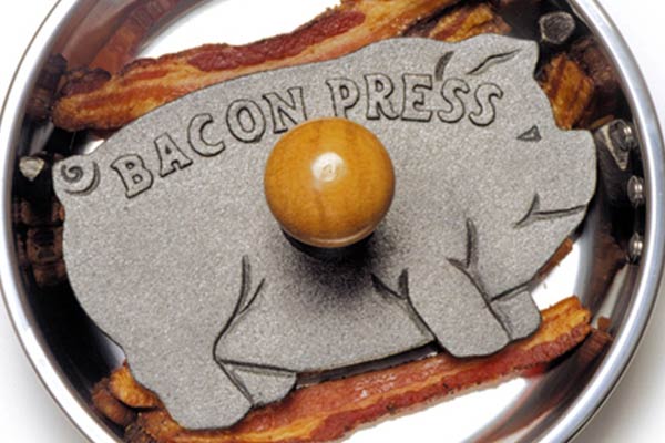 Pig Shaped Cast-Iron Bacon Press