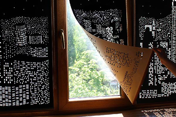 Cityscape Blackout Blinds