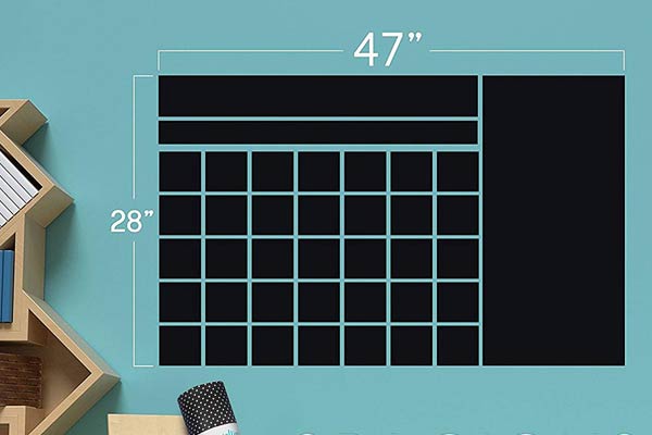 Chalkboard Calendar Decal