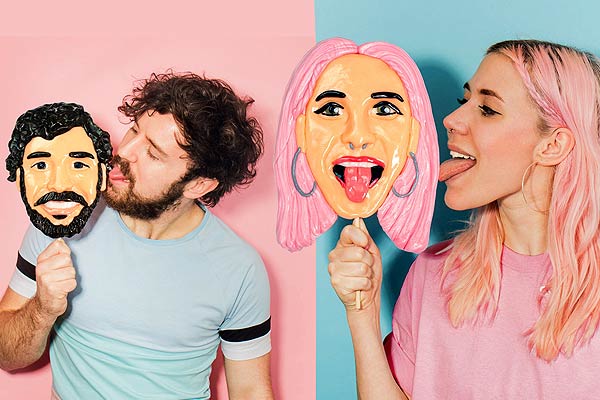 face licker custom lollipops