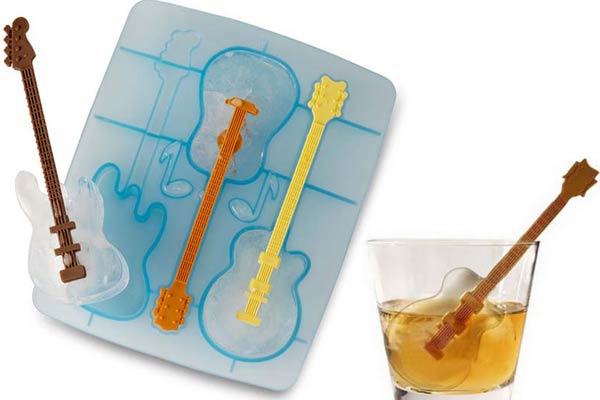 Guitar Ice Tray and Stirrers