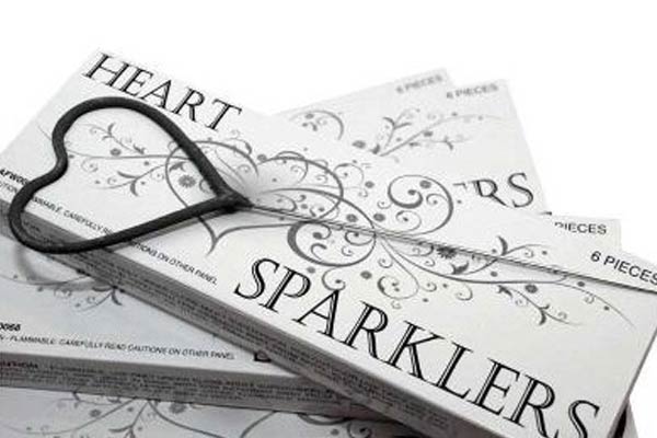 Heart Shaped Sparklers