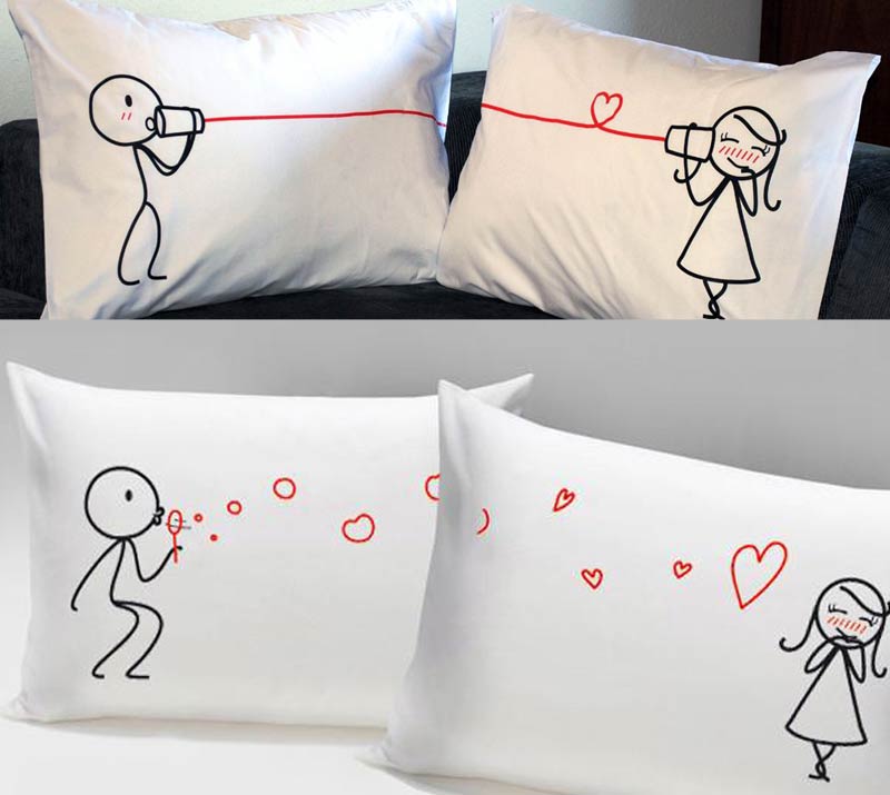 I Love You Couples Pillowcases