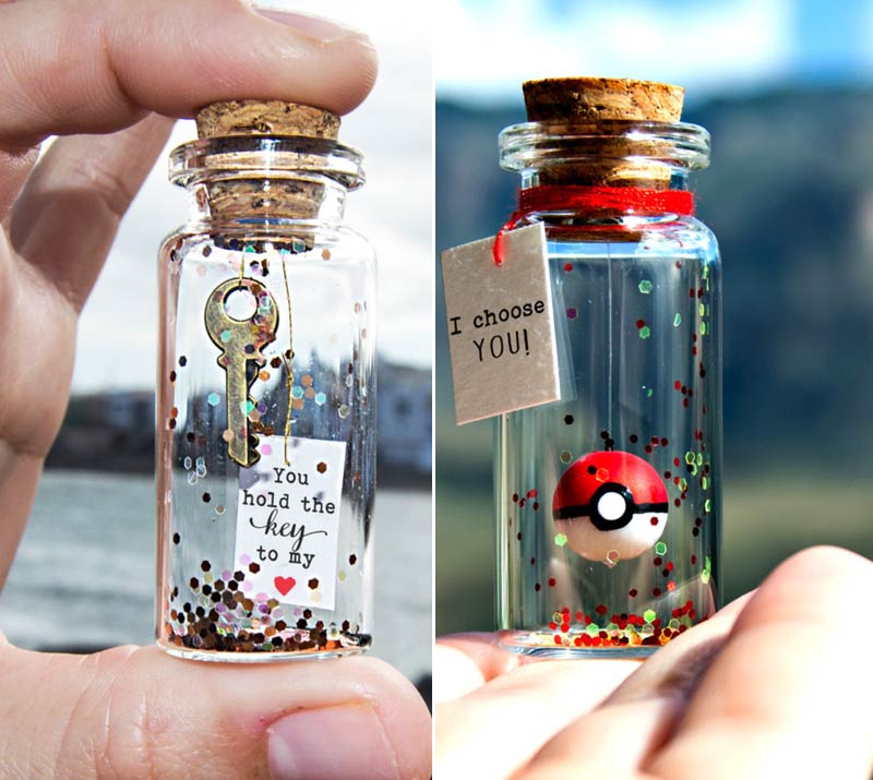 tiny message in a bottled