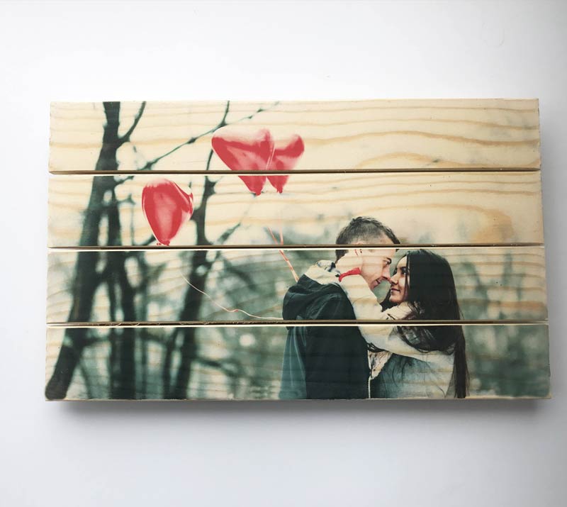 personalized pallet photo art