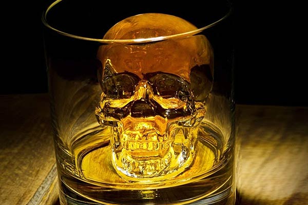 3D Skull Ice Cube Mold Tray 