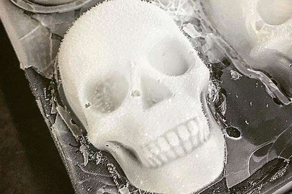 3D Skull Ice Cube Mold Tray 