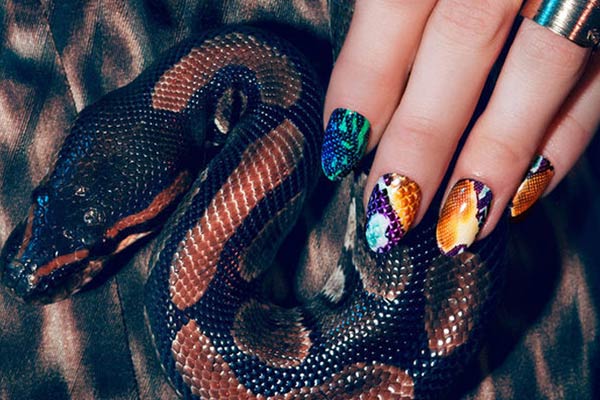 Snake Skin Nail Stickers