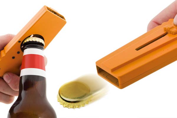 Bottle Opener and Cap Launcher
